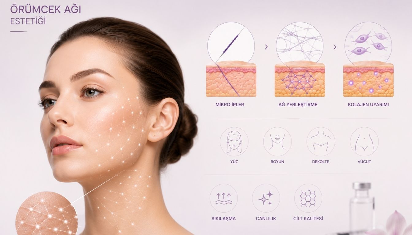 Thread Lifting Applications – Spider Web Aesthetics