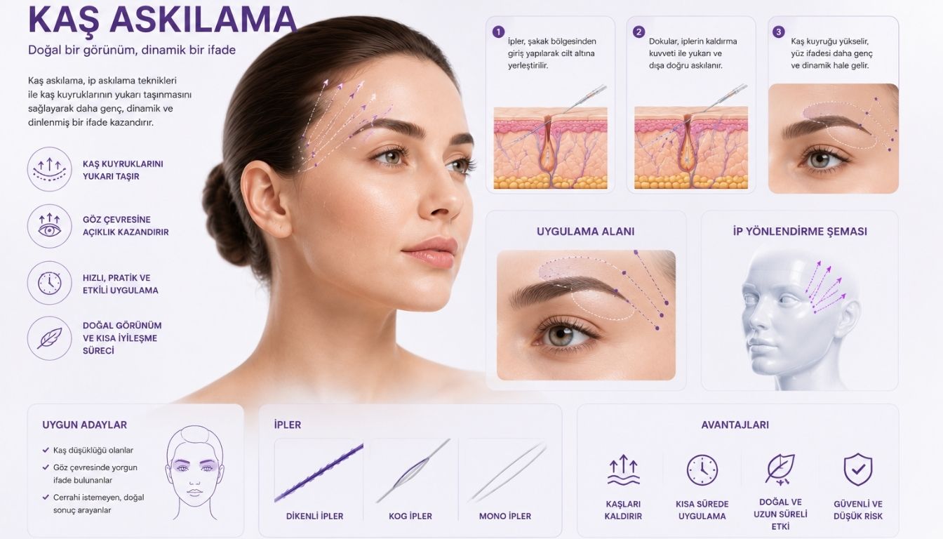 Thread Lifting Applications – Brow Lift