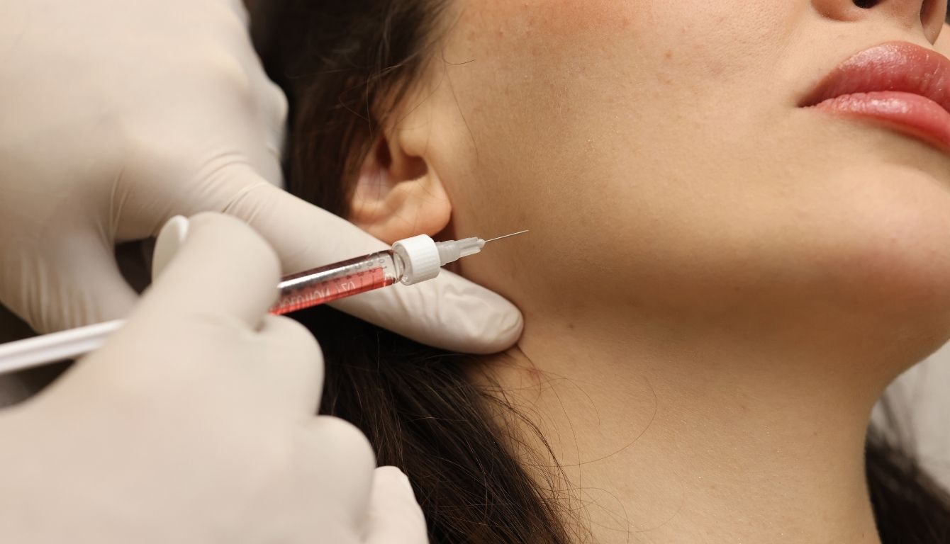 Dermal Filler Applications – Jawline Contouring